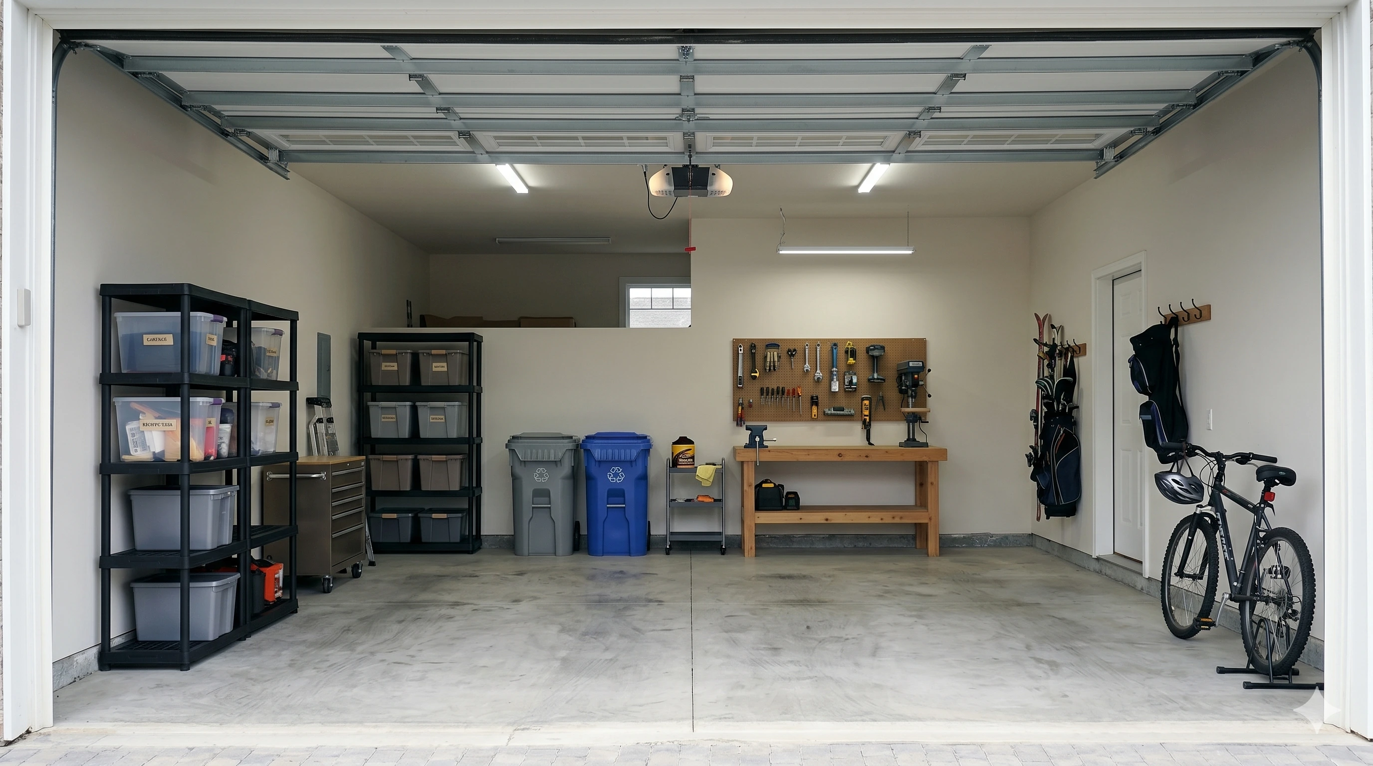 Premium garage interior reveal